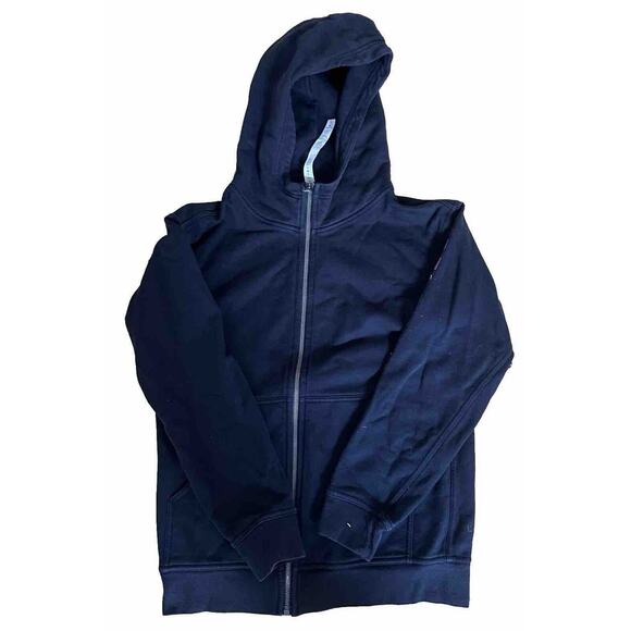 Lululemon x Peloton Hoodie Women’s 6 All Yours Full Zip Black Terry Sweater - Picture 2 of 16